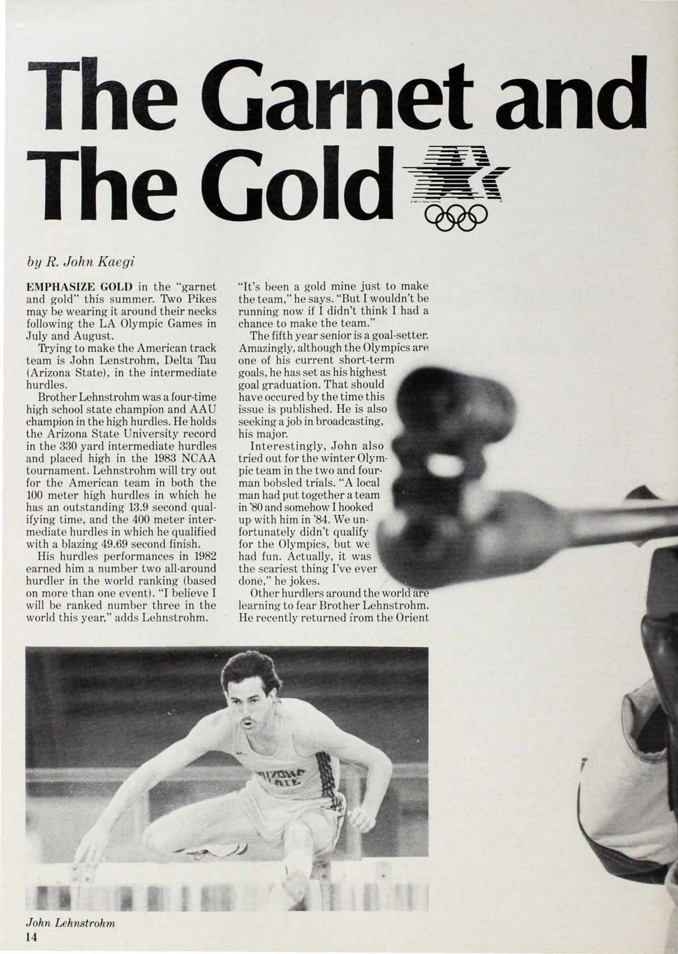 The Garnet And The Gold